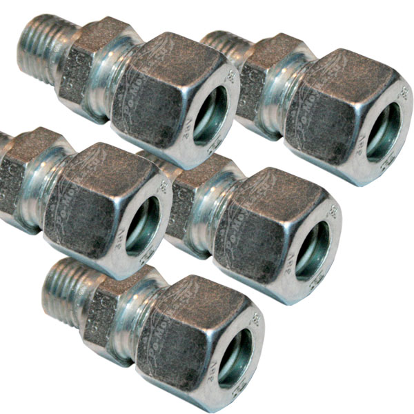 концевой выход с трубы вд (цанга) на 3/8" штуцер, 5 шт