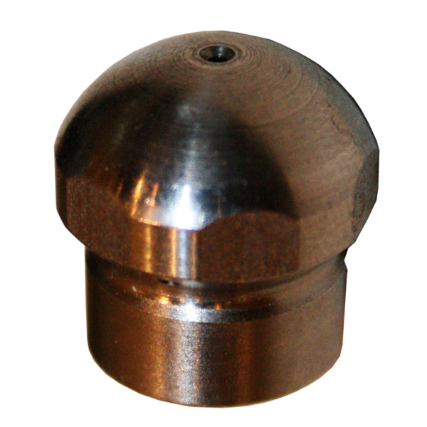 форсунка для прочистки труб с боем вперёд и назад, вход 1/8"