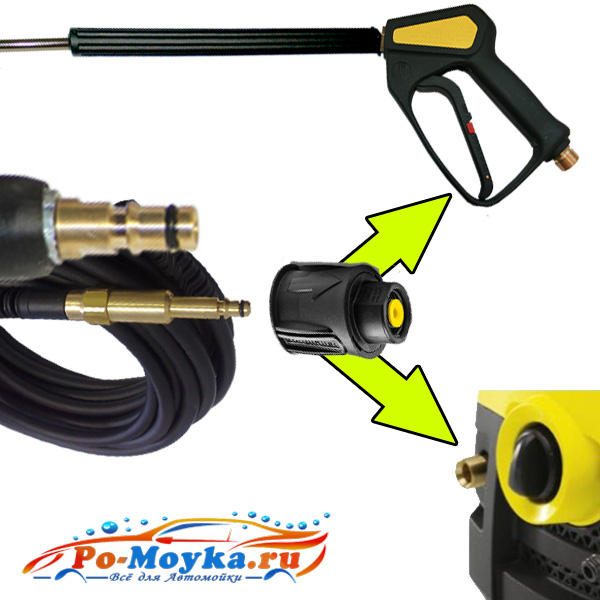 Переходник Karcher 4.470-041 Quick Connect -М22х1,5 гайка