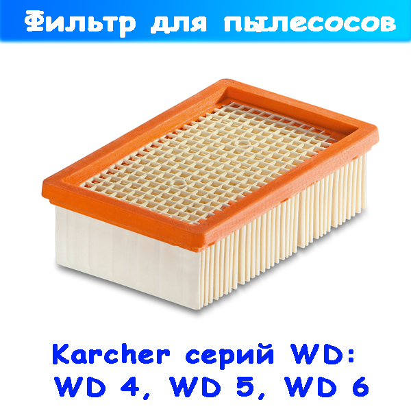 2.863-005 фильтр на водопылесос Karcher WD 2, 3 и 4