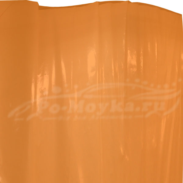 штора пвх для автомойки (автосервиса). оранжевая штора