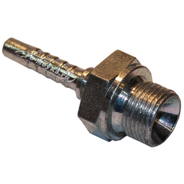 фитинг 3/8" штуцер на шланг высокого давления 06 мм