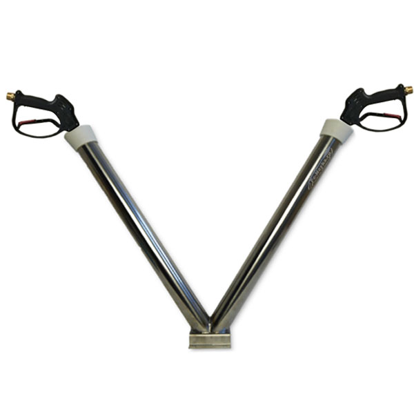 нержавеющий держатель двух пистолетов для автомойки