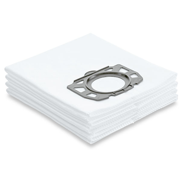 фильтр-мешки из нетканные на пылесосы karcher mv и wd, 2.863-006, 4 шт