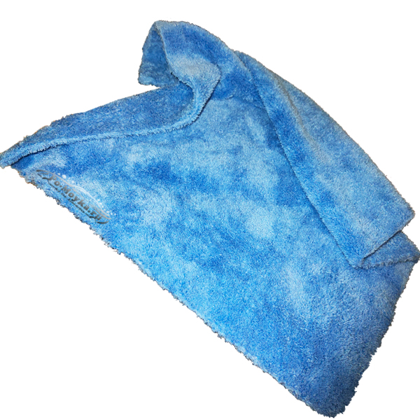 микрофибра для полировки plush синий  40х40 см для полировки авто