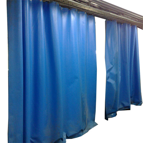 штора пвх на автомойку кнр 550 гр/м2 серая или синяя