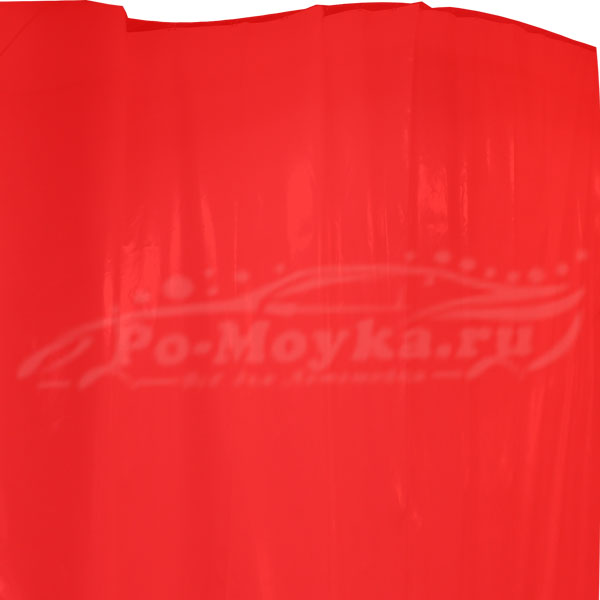 штора пвх для автомойки (автосервиса). красная штора