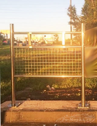 стойка для 2-х держателей автомобильных ковриков