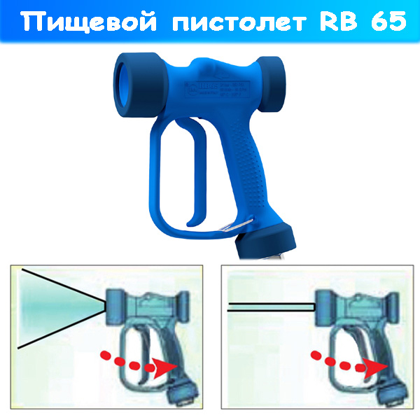 пистолет rb 65 низкого давления c форсункой (30.6400.00)
