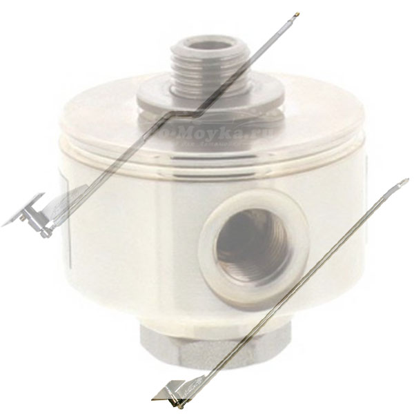 фитинг поворотный угловой на консоль 1/4" г-1/4"ш 26.0005