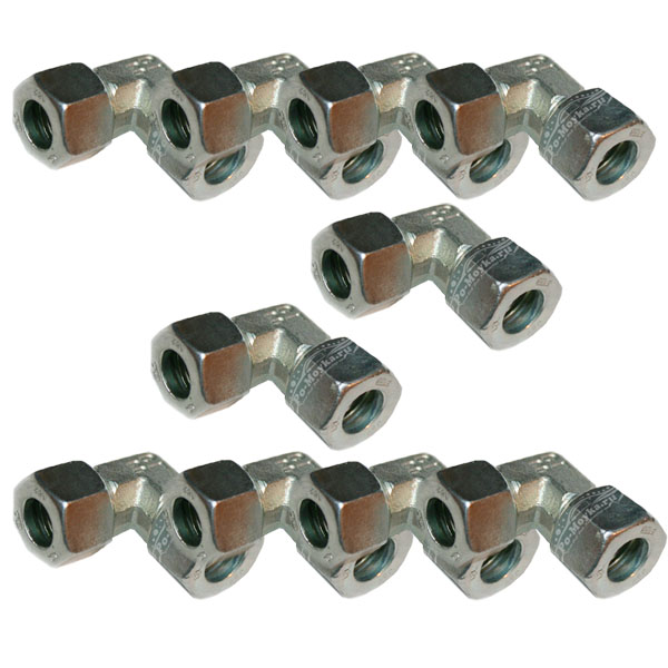 угловые соединители труб высокого давления воды 10 штук