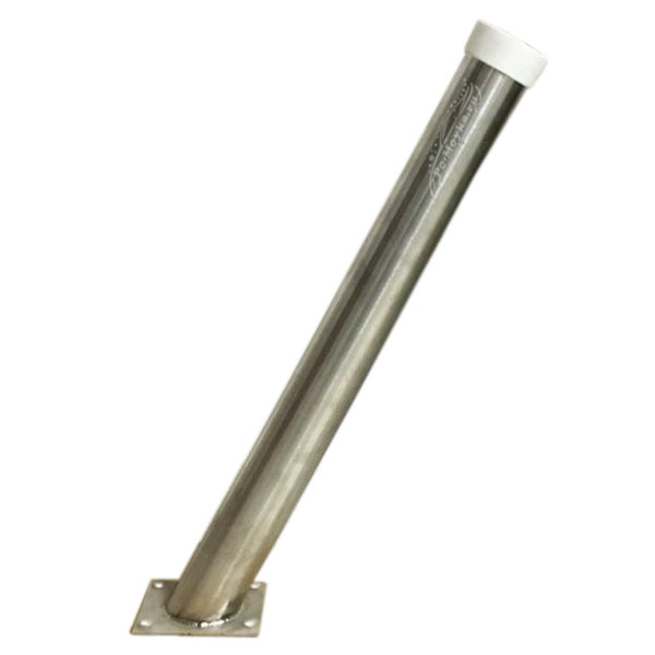 держатель пистолета напольный с плоским основанием нерж