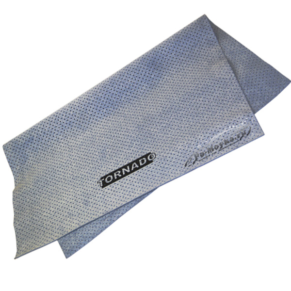 замша для автомойки перфорированная синяя 55х40