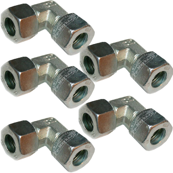 угловой соединитель труб высокого давления, 5 штук