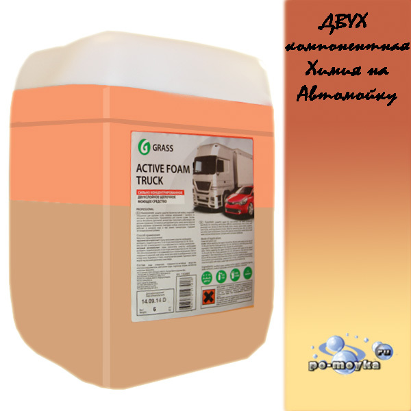 бесконтактная химия active foam truck 25 кг от grass