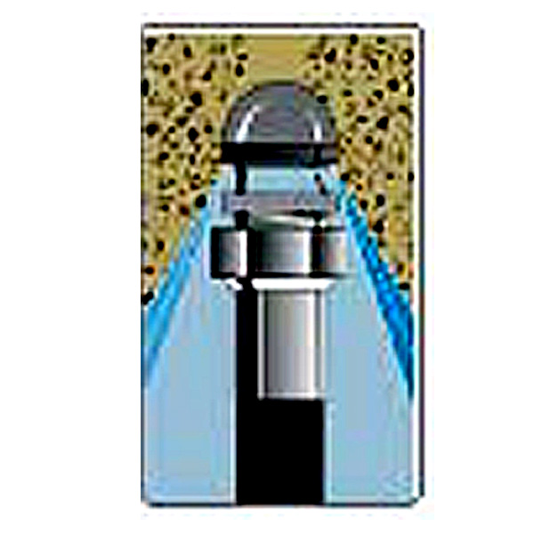 Форсунка с боем назад 3х0 на 1/8"г 035 (ход только вперед)