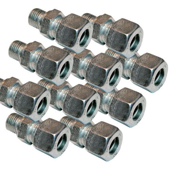 концевой переходник для трубы вд (цанга -3/8" шт), 10 шт