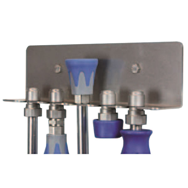 держатель настенный для 5 копий вд из нержавеющей стали