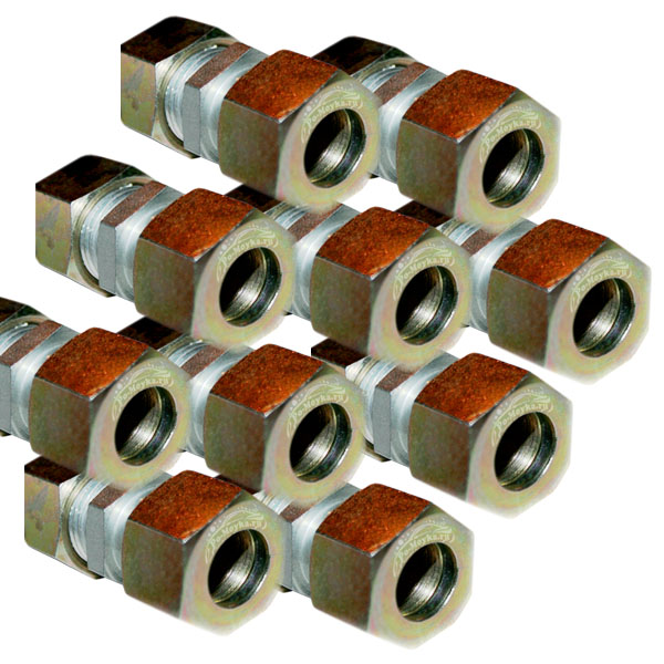 соединитель труб высокого давления, цанги, 10 штук