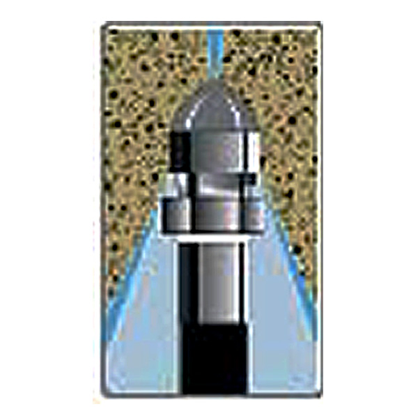 форсунка для прочистки труб с боем вперёд и назад, вход 1/8"