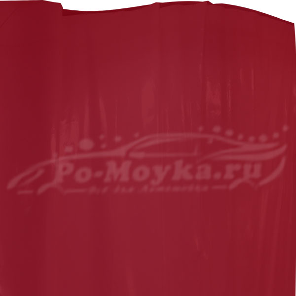 штора пвх для автомойки (автосервиса). бордовая штора