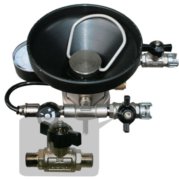 шаровый кран низкого давления z038 на пеногенератор