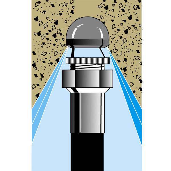 Форсунка каналопробивная с боем назад 3х0 на 1/8"г 050