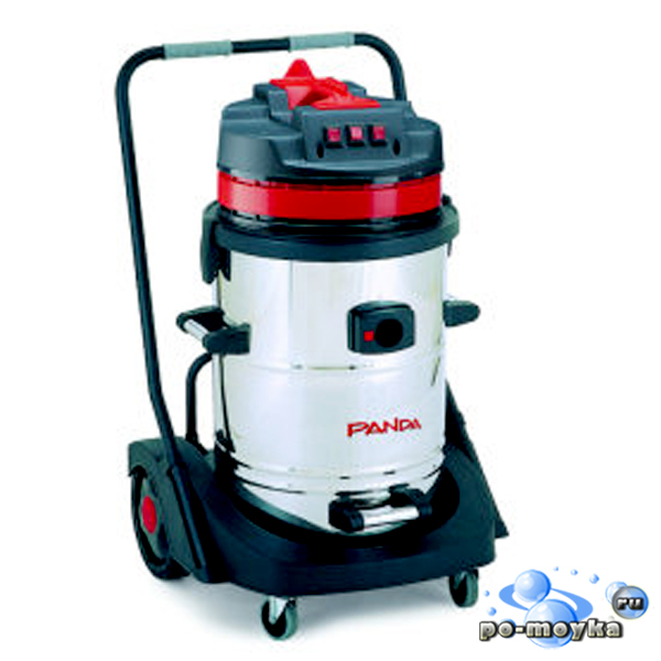 водопылесос panda 633 inox с тележкой (soteco), 78 л