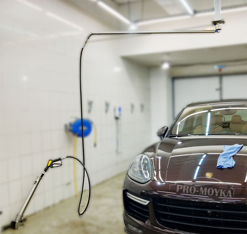 Шланг (рукав) высокого давления на консоль потолочную в автомойку