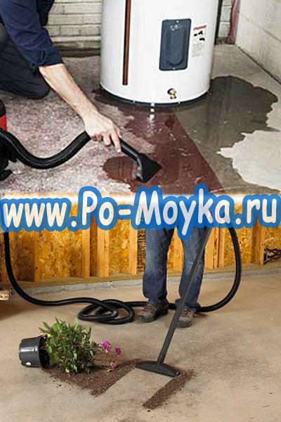 Водопылесос для сбора воды и сухой грязи купить