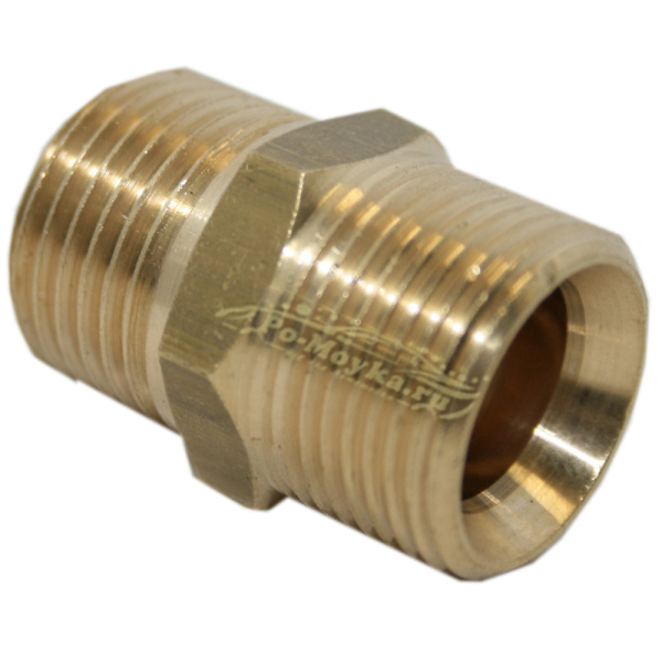 переходник м22 на ½ резьбовой (штуцер-штуцер)