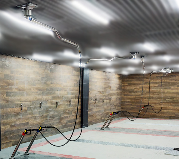 консоль потолочная 1700 мм z-образная на пост самообслуживания