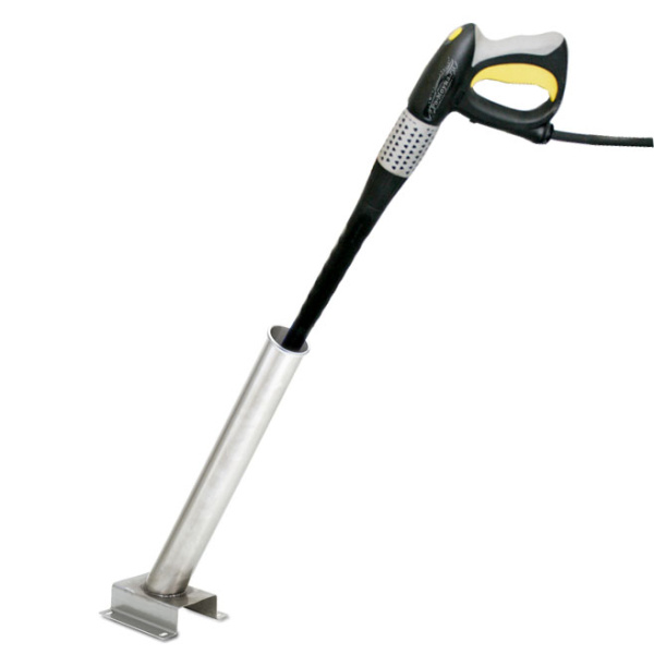 держатель пистолета (колчан) с отводом воды напольный нержавеющий