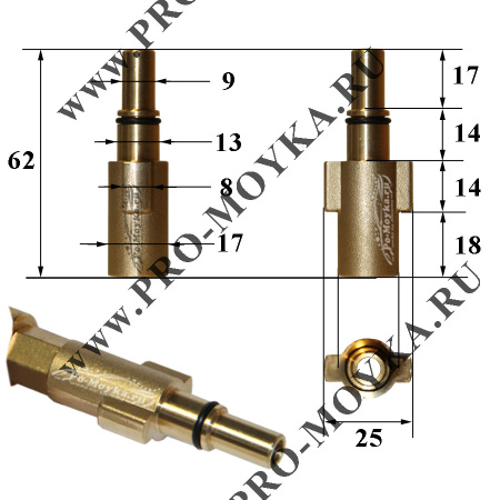 пенная насадка бош макита блэк декер скил элмос аикен аннови № 10 латунь