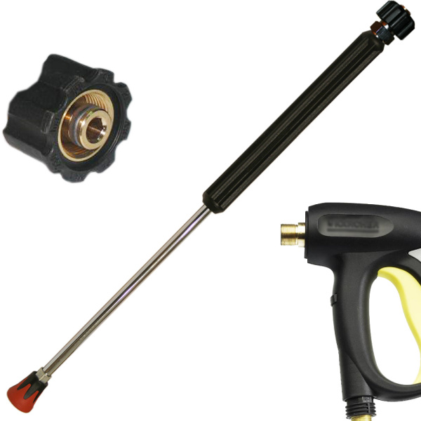 копье на автомойку керхер проф 600 мм с форсункой (м22х1,5)
