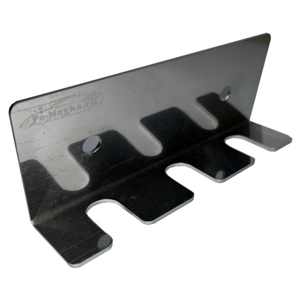 держатель настенный 3-х аксессуаров из нержавеющей стали