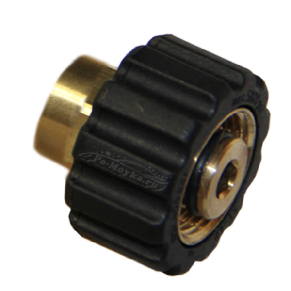 переходник кнр м22х1,5 - 1/4" короткий гайка-гайка