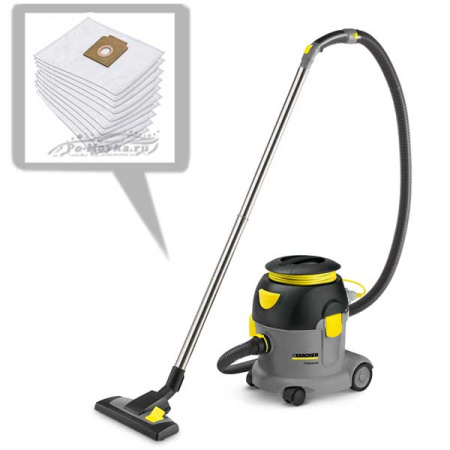 флисовые мешки для пылесоса karcher t7/1, т9/1, t10/1, 10 шт, tor_6.904-333