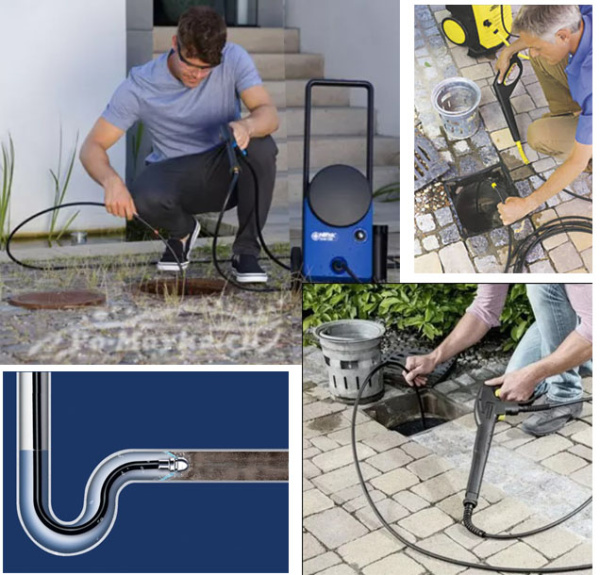 форсунка с боем вперед и назад каналопромывочная на 1/8" 055