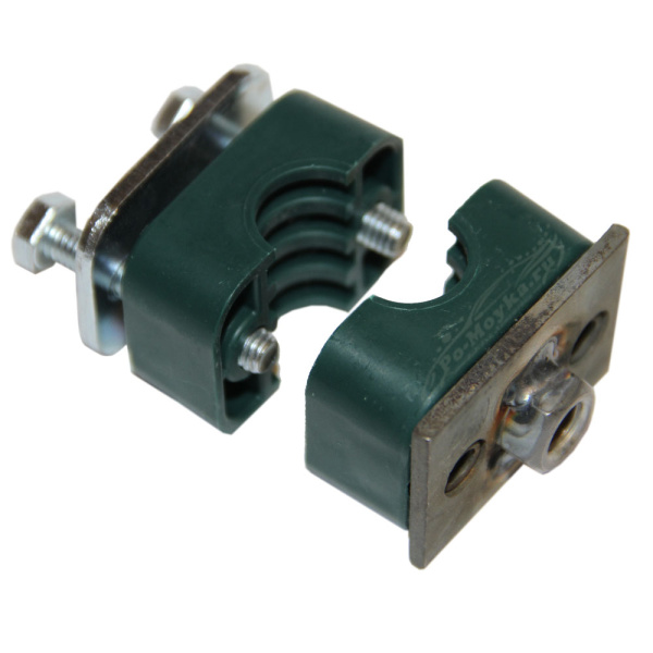 комплект держателей нержавеющей трубы 15 мм, 20 штук