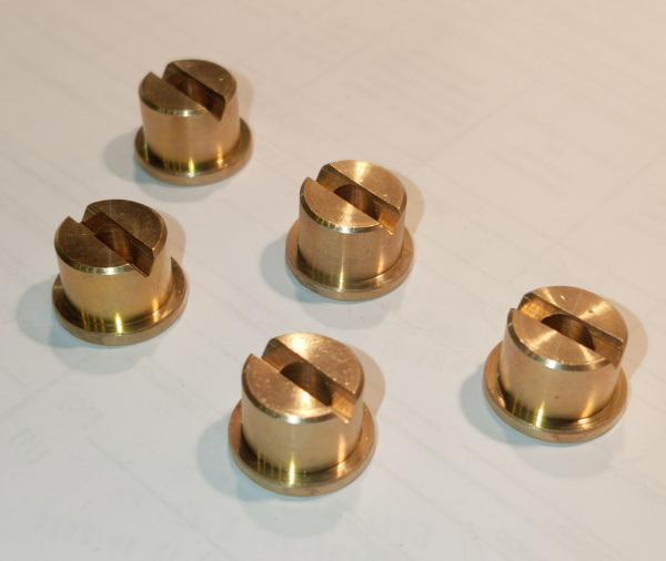 форсунка распылительная (латунь) 55 град среднего сечения на пеногенератор 5шт