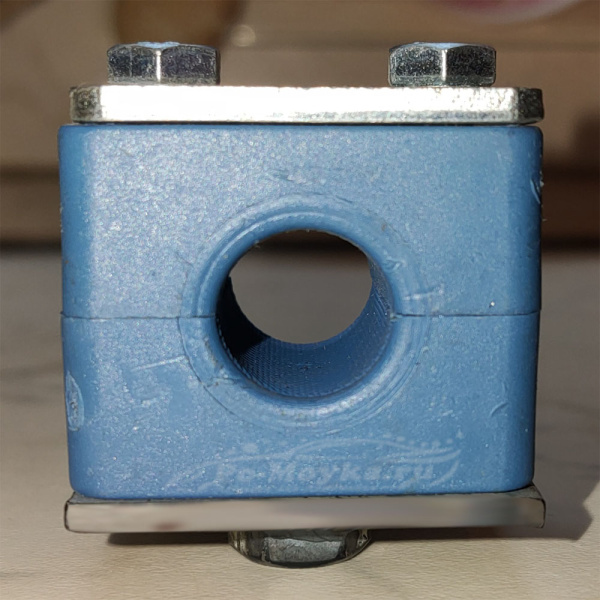 комплект держателей нержавеющей трубы 15 мм, 20 штук