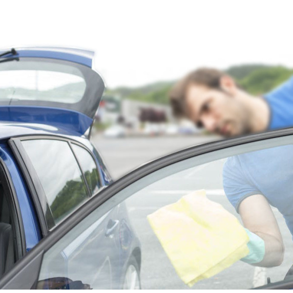 микрофибра для стекла и зеркал automagic синяя 30х30