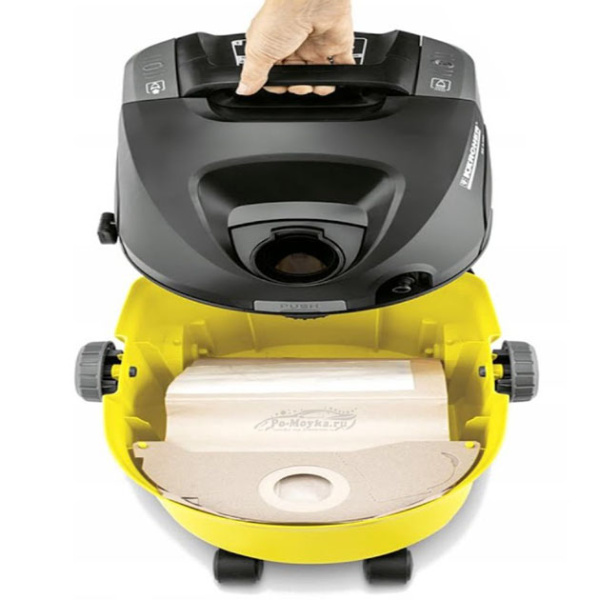6.904-143 бумажные фильтр мешки на пылесос karcher se и wd, 5 шт