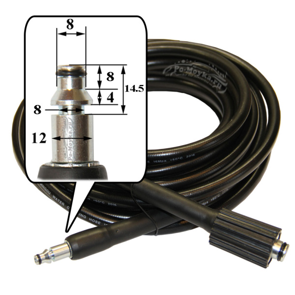 шланг нилфиск высокого давления для минимойки nilfisk 9 метров