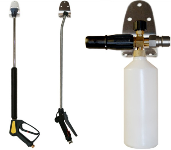 настенные держатели аксессуаров (пенника, копья, пистолета) 4 шт