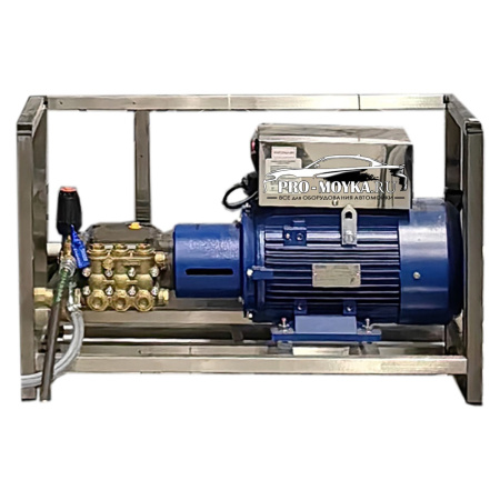 рамная мойка gidra fm1 15/200 hawk (италия) со сбросом воды + колокол
