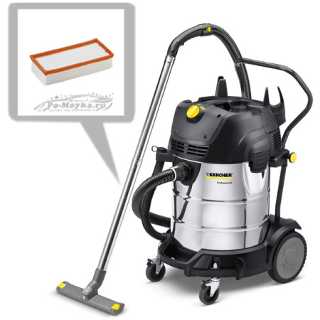 фильтр hepa на пылесос karcher nt 65/2, 72/2 (6.904-364)