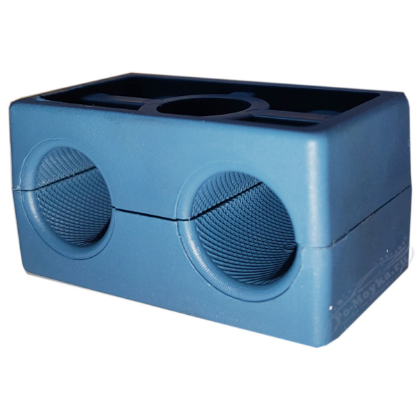 держатель двух труб вд (магистрали) 15 мм для автомойки х 10 штук