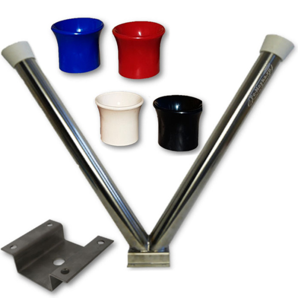 нержавеющий держатель двух пистолетов для автомойки